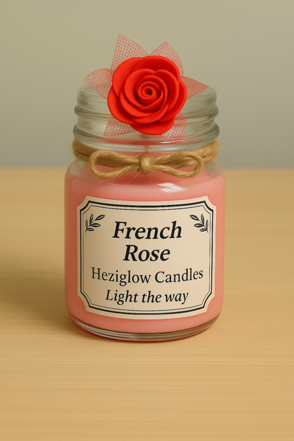 Combo of Three Medium Jar Scented Candles – Royal Sandalwood, Vanilla & French Rose - Image 8