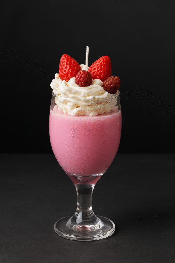 Strawberry Vanilla Dessert Candle