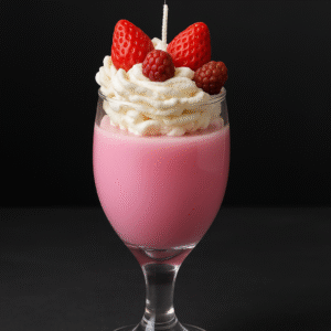 Strawberry Shake Candle by Heziglow Candles